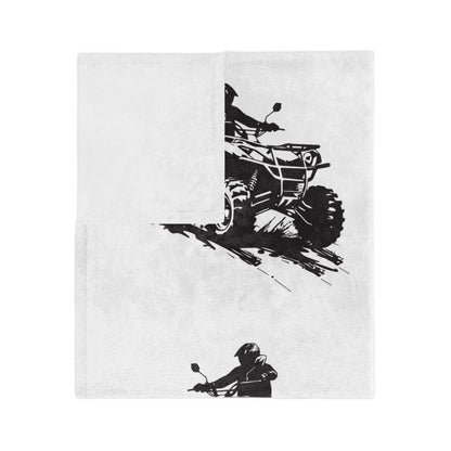 Slingin' Mud Quad Velveteen Microfiber Blanket