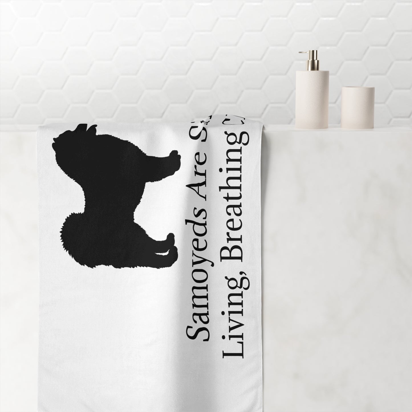 Clouds Mink-Cotton  Beach Towel