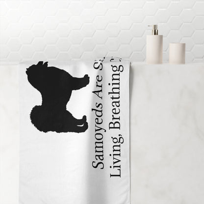 Clouds Mink-Cotton  Beach Towel