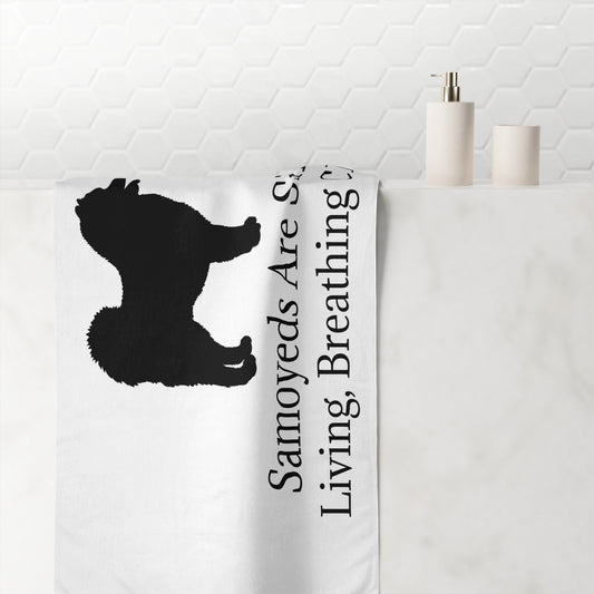 Clouds Mink-Cotton  Beach Towel