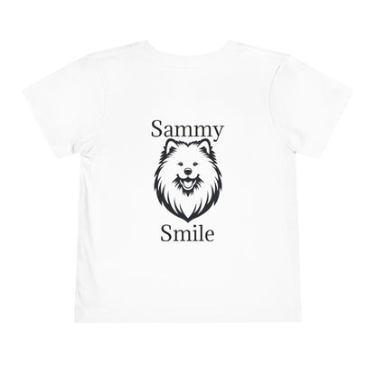 Sammy Smile Toddler Unisex Short Sleeve Crewneck Tee