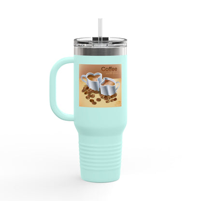 Coffee With Love Insulated Travel Mug