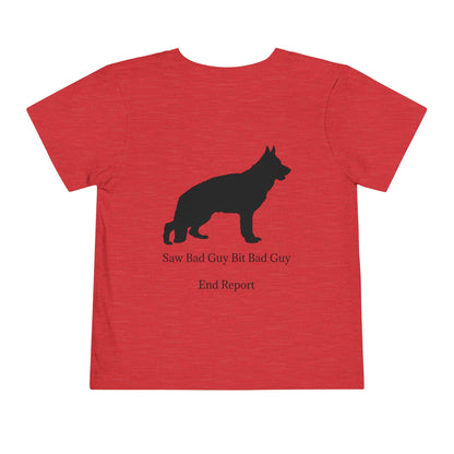 Bad Guy Toddler Unisex Short Sleeve Crewneck Tee
