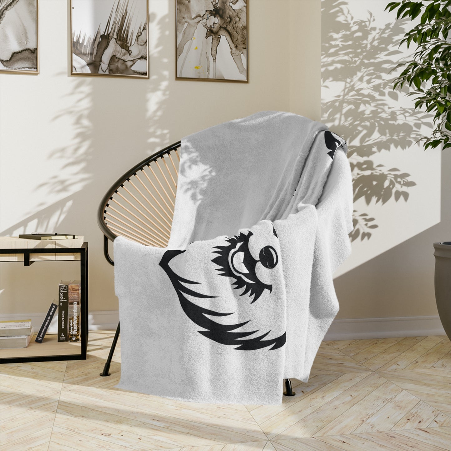 Sammy Smile Velveteen Microfiber Blanket