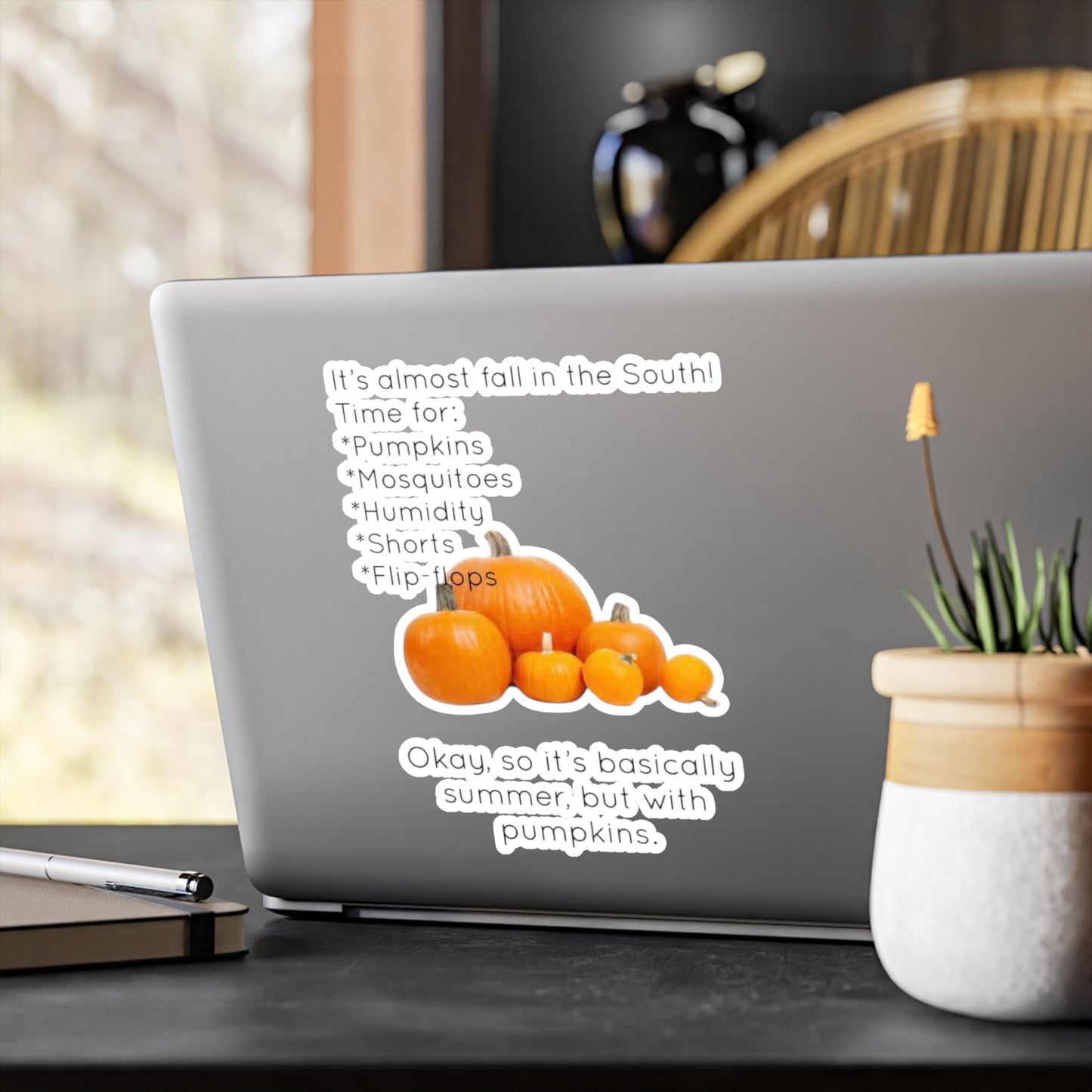 Fall In The South Vinyl Decal