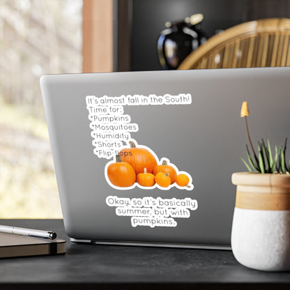 Fall In The South Vinyl Decal