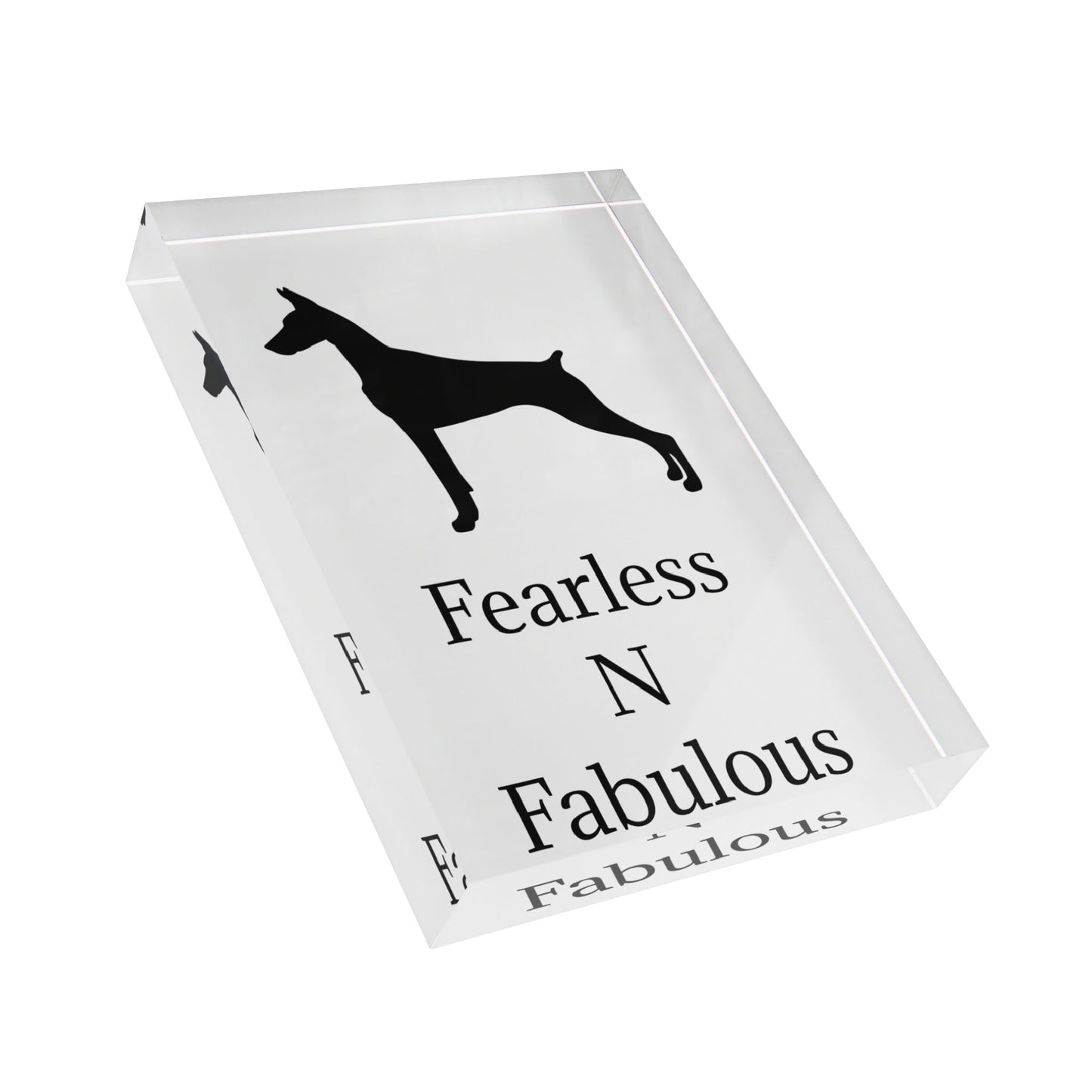 Fearless N Fabulous Acrylic Photo Block