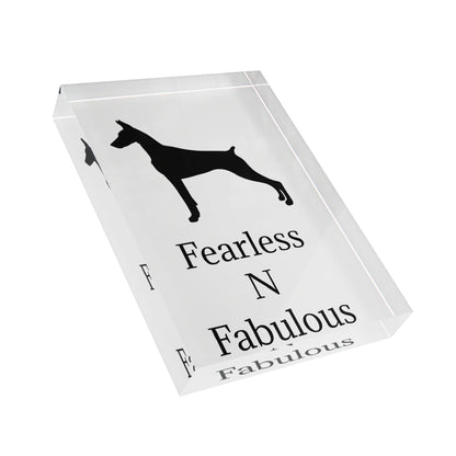 Fearless N Fabulous Acrylic Photo Block