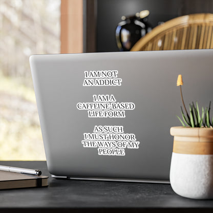 Not An Addict Vinyl Decal