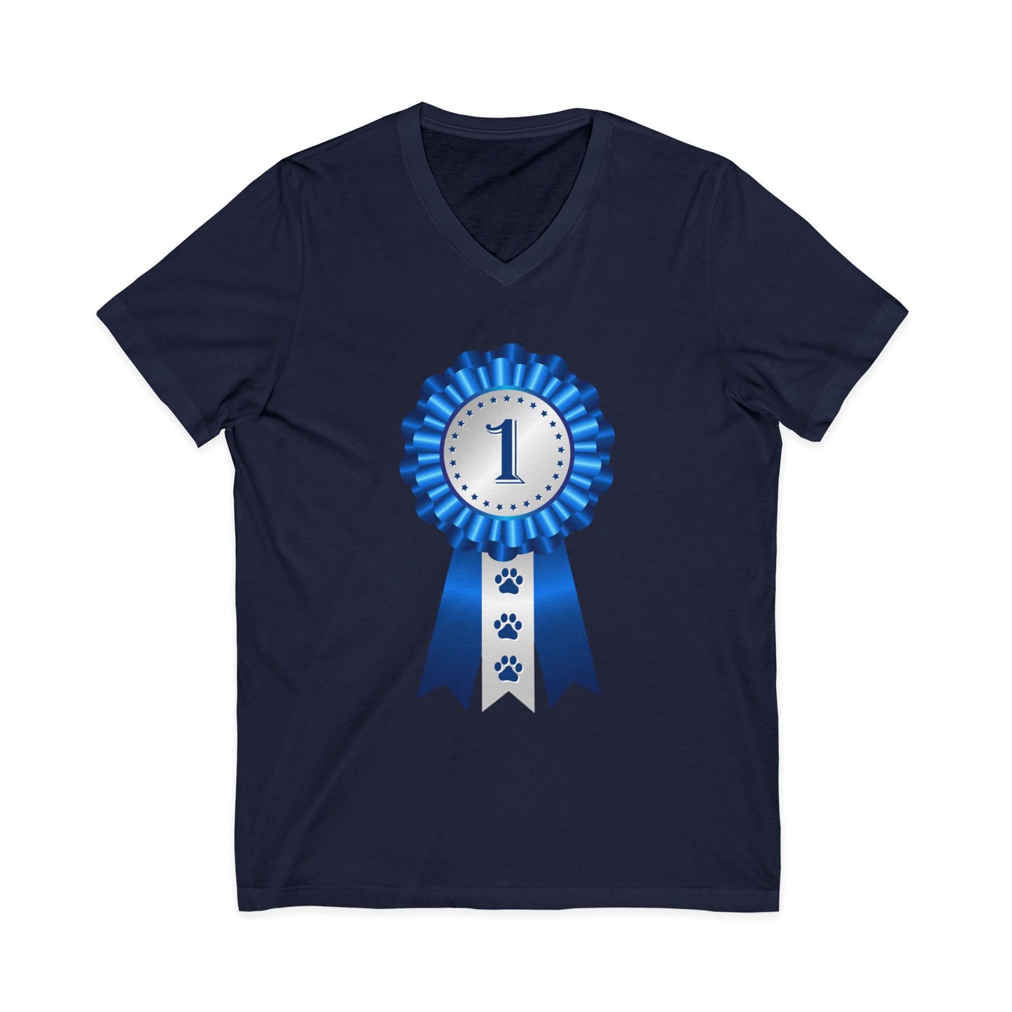 Show Ribbon Unisex Short Sleeve V-Neck Tee