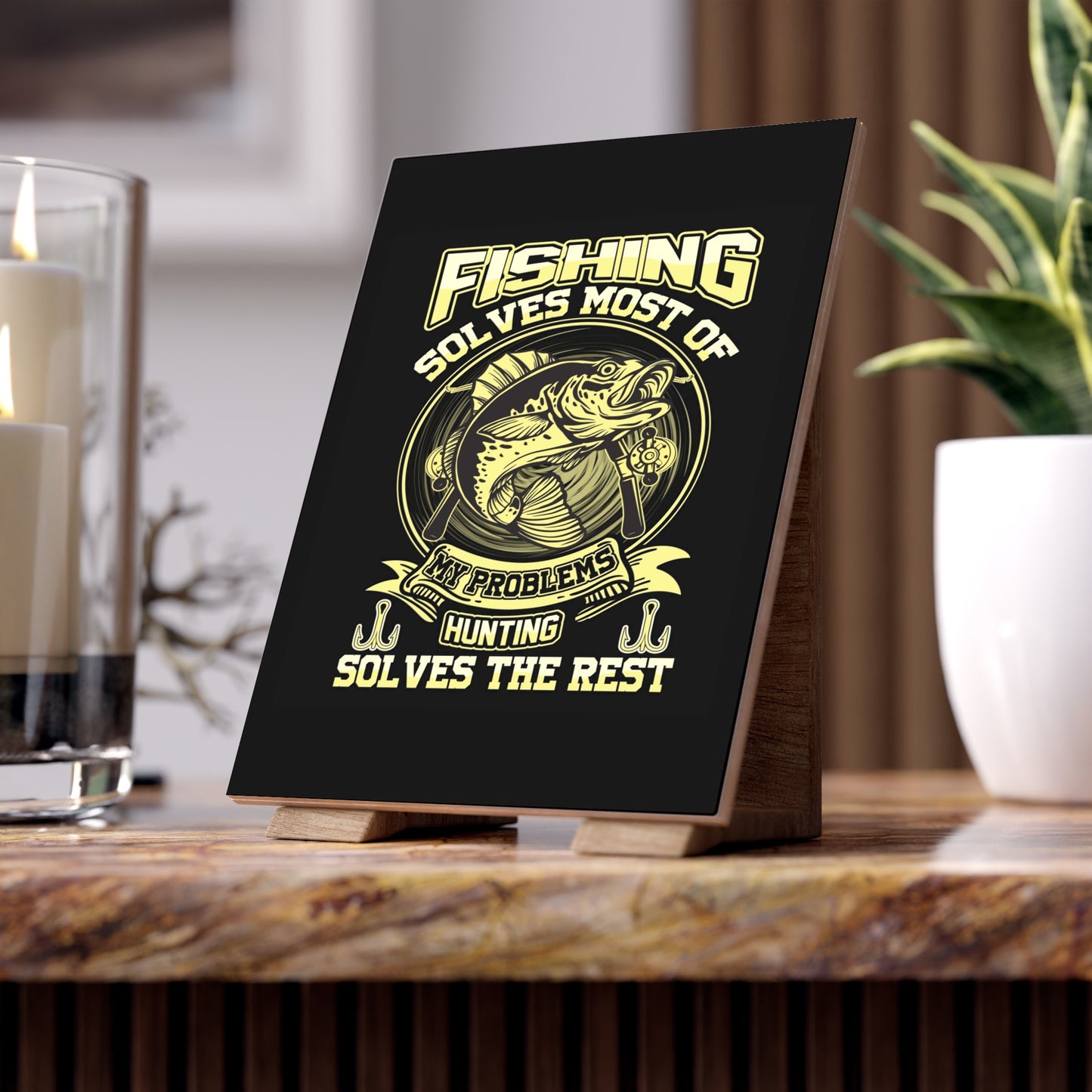 Problem Solving Ceramic Photo Tile