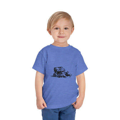Slingin' Mud Side By Side Toddler Unisex Short Sleeve Crewneck Tee