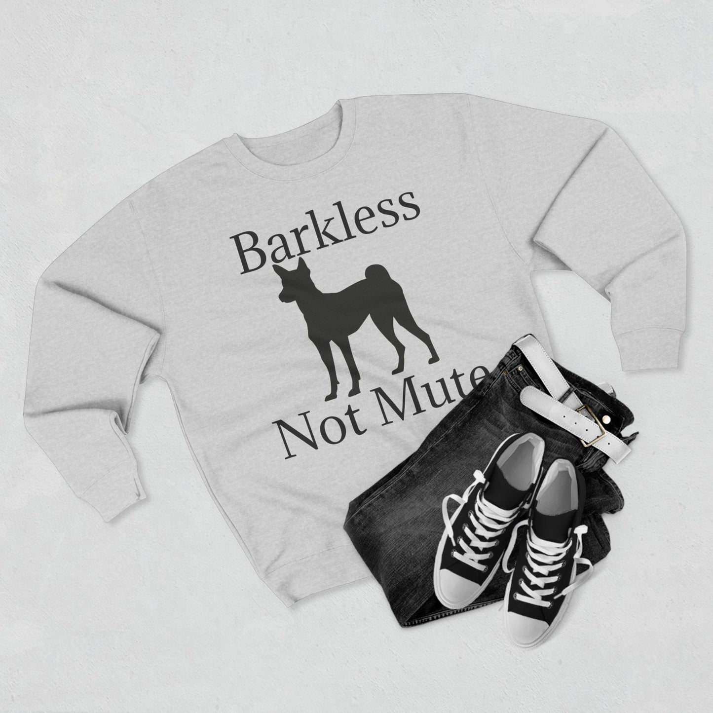 Barkless Not Mute Unisex Crewneck Sweatshirt