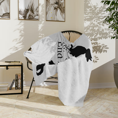 Bad Guy Velveteen Microfiber Blanket