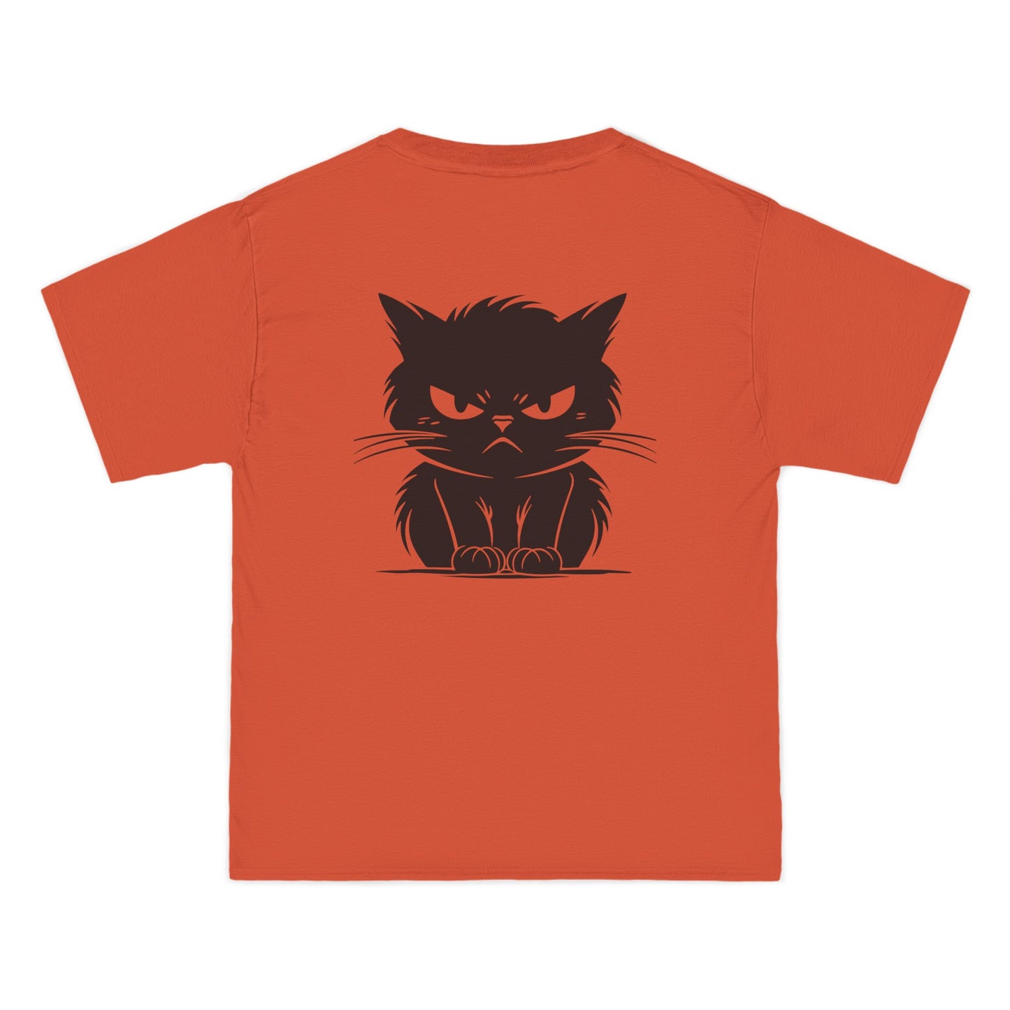 Angry Cat Men's Short-Sleeve Crewneck Tee