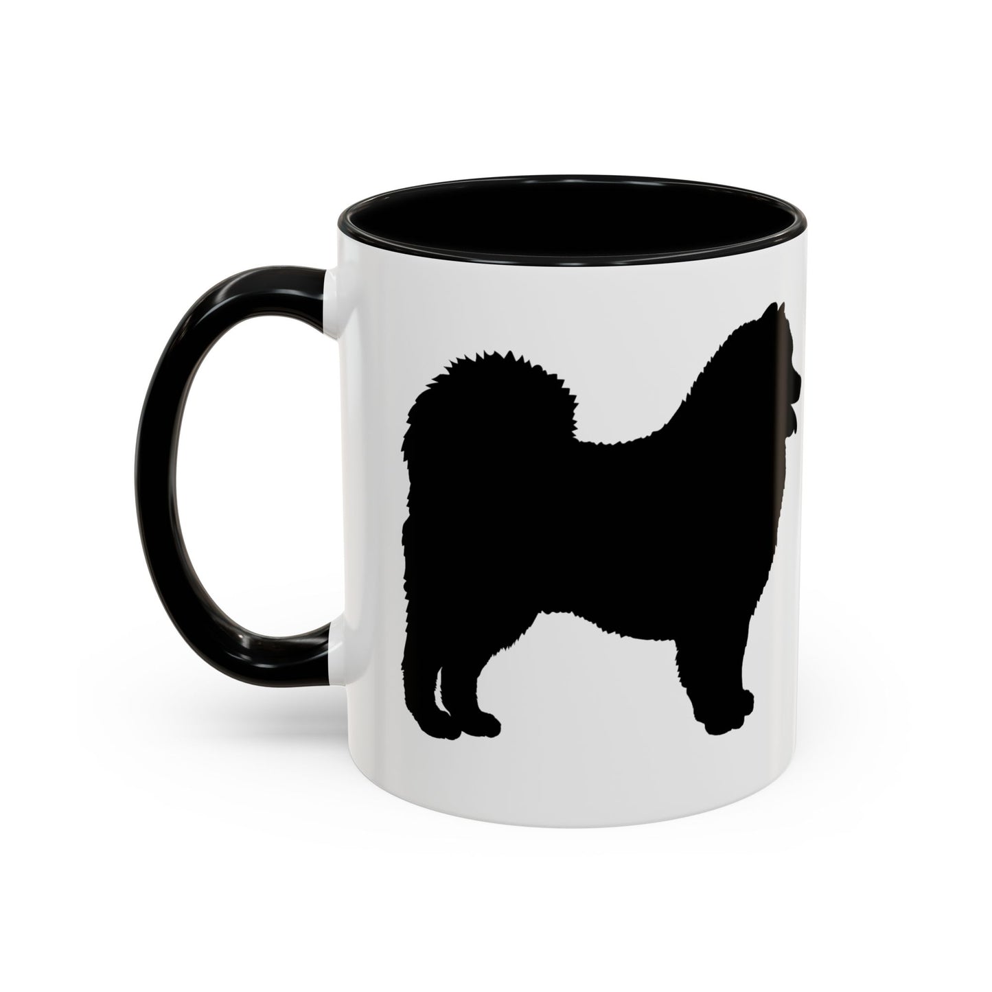 Samoyed Silhouette 2-Tone Coffee Mug