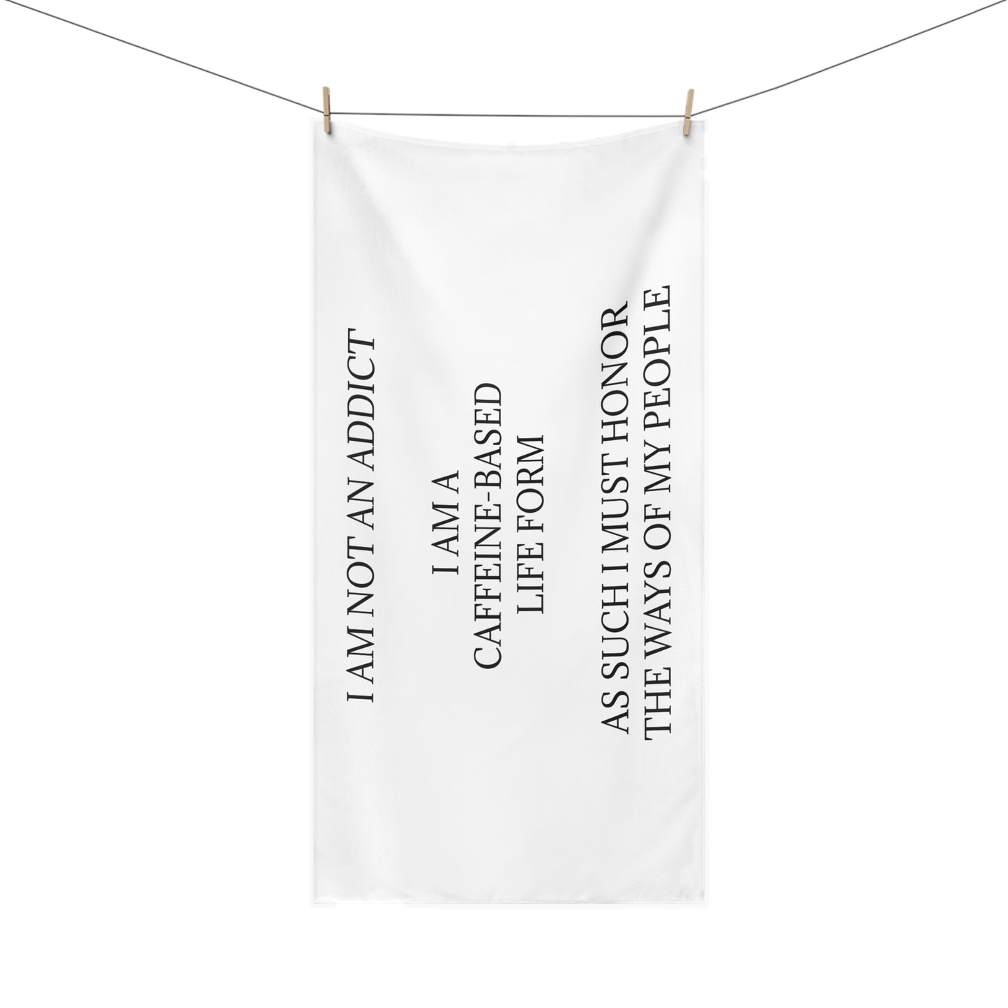 Not An Addict Mink-Cotton  Beach Towel