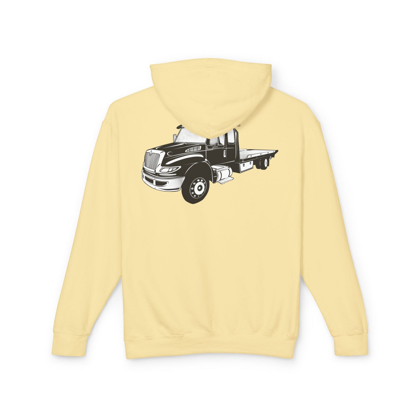 Flatbed Tow Truck Unisex Lightweight Hoodie
