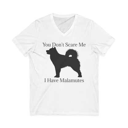 You Don't Scare Me Unisex Short Sleeve V-Neck Tee