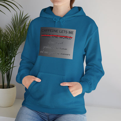 Caffeine Lets Me Unisex Hoodie