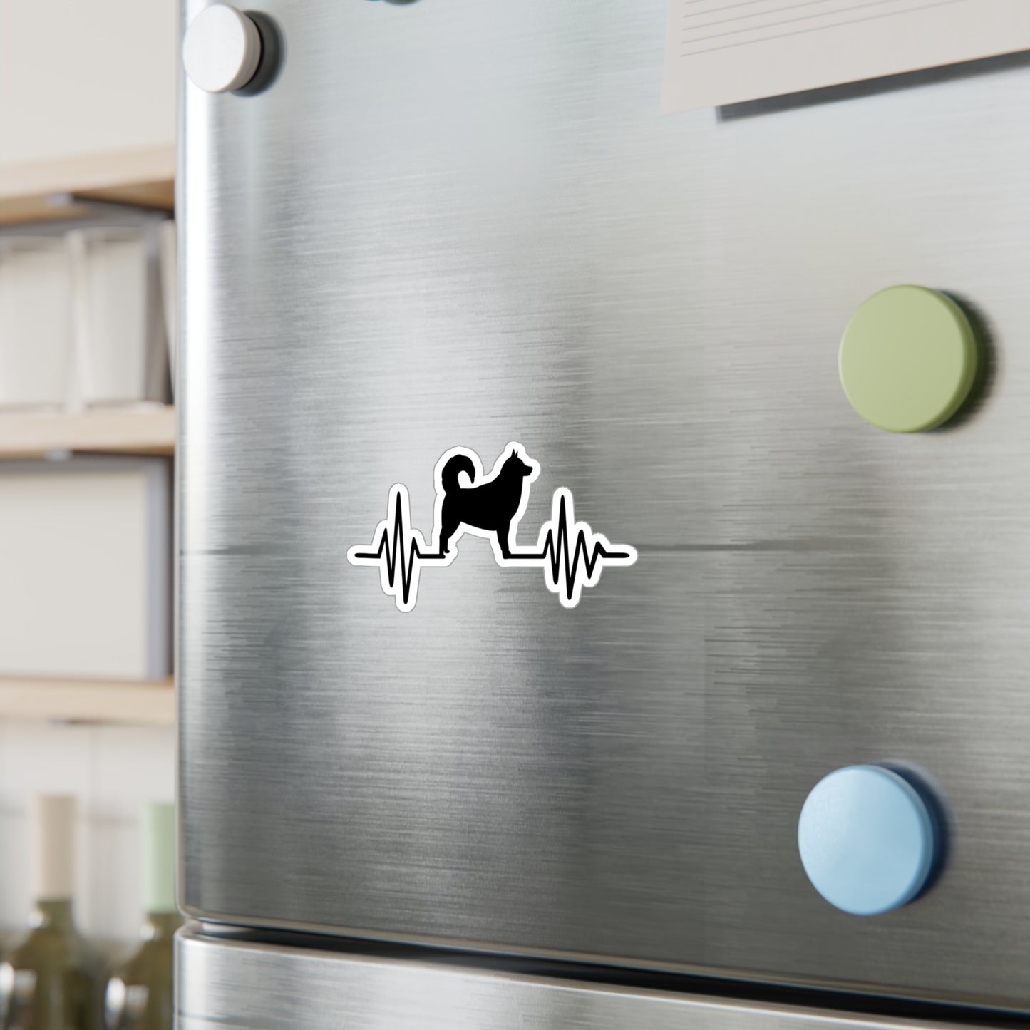 My Heart Beats For Malamutes Vinyl Decal