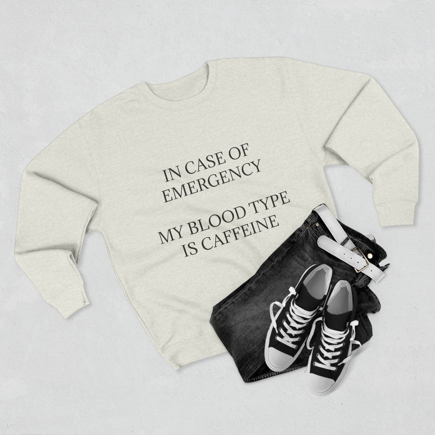 Blood Type Unisex Crewneck Sweatshirt