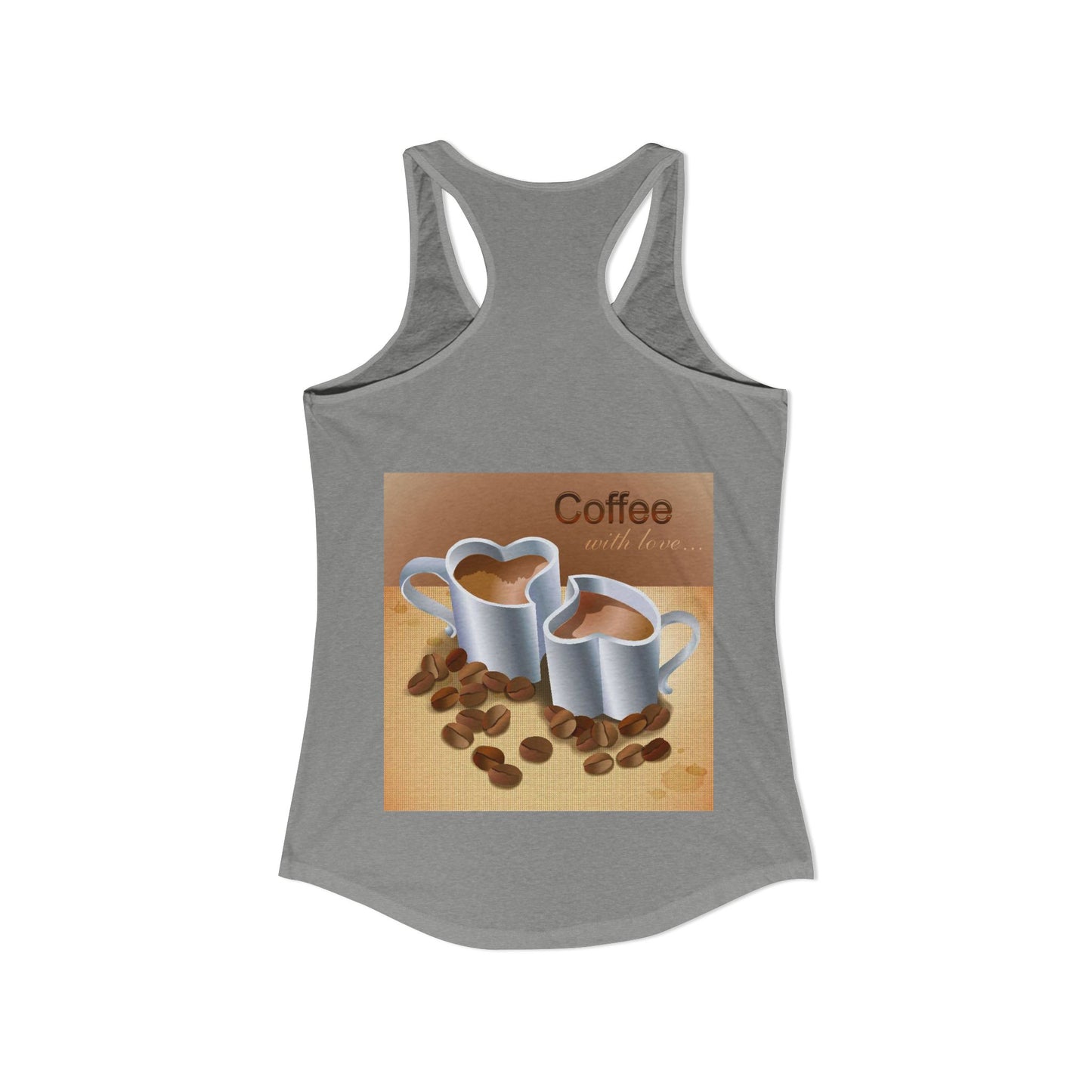 Coffee With Love Women's Racerback Tank