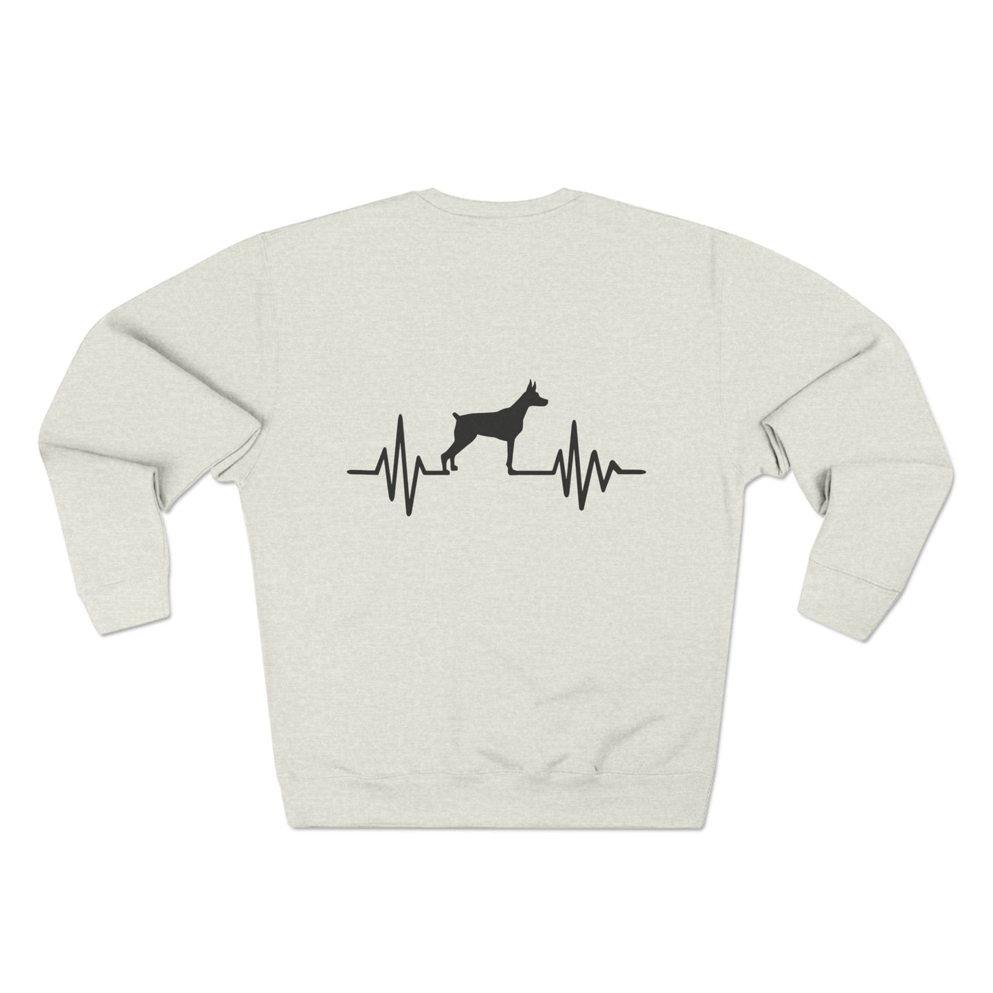 My Heart Beats For Dobermans Unisex Crewneck Sweatshirt