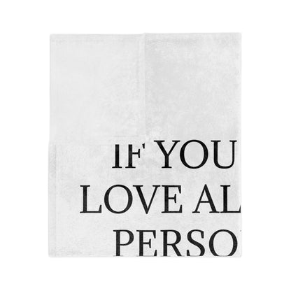 50 Personalities Velveteen Microfiber Blanket