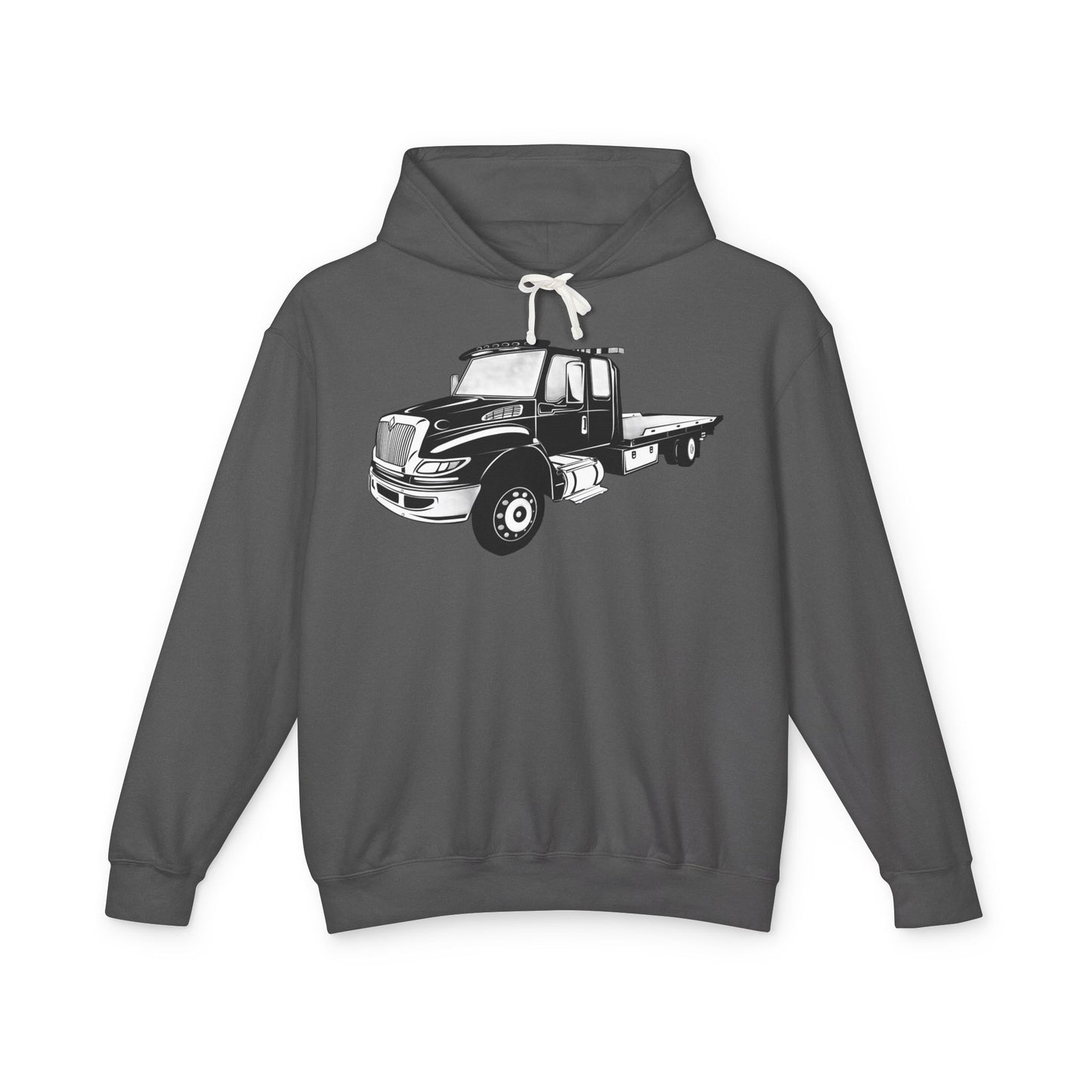 Flatbed Tow Truck Unisex Lightweight Hoodie
