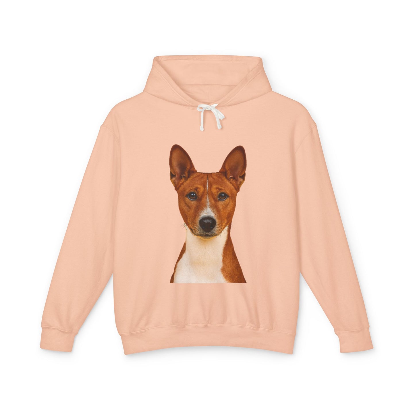 Basenji Head Unisex Lightweight Hoodie