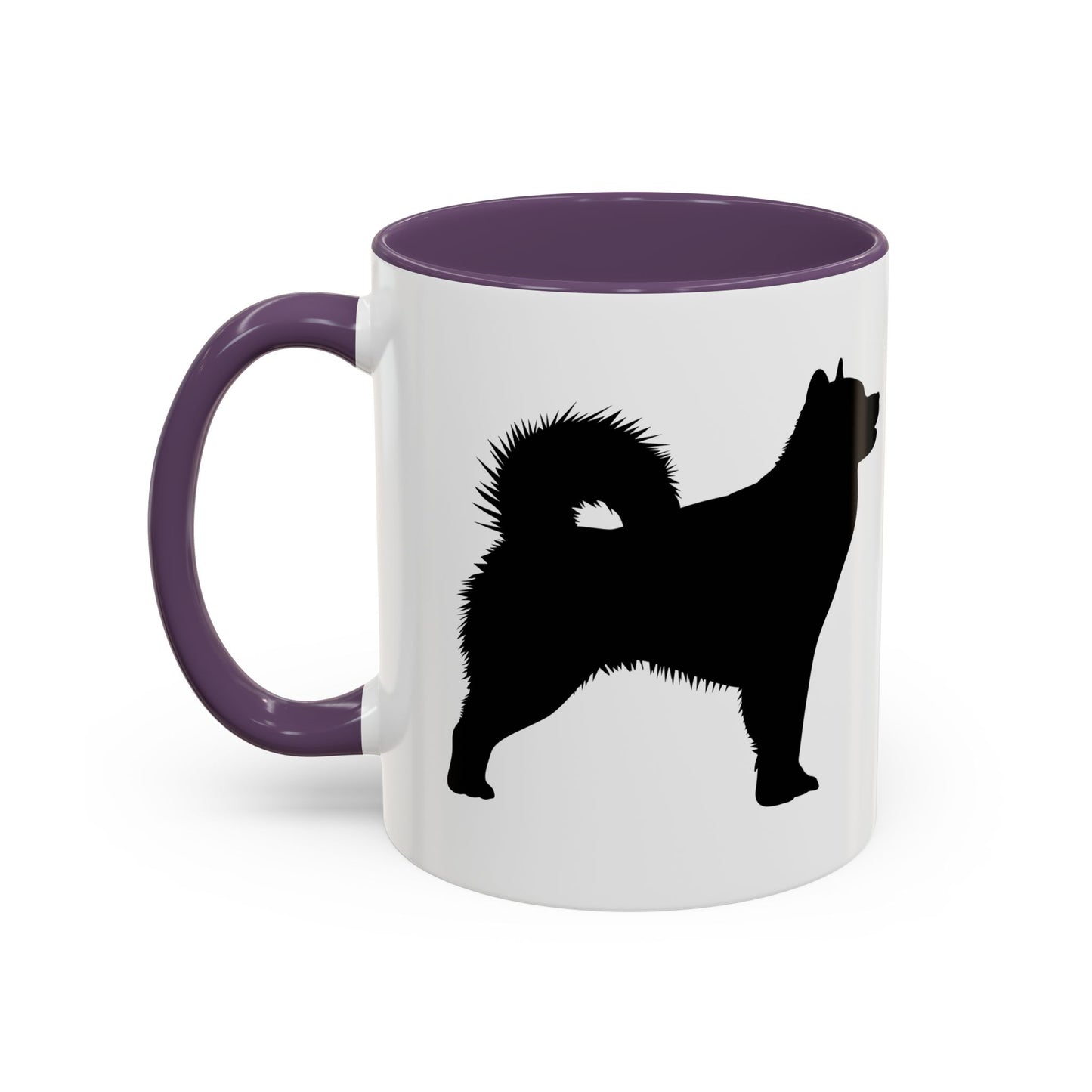 Malamute Silhouette 2-Tone Coffee Mug
