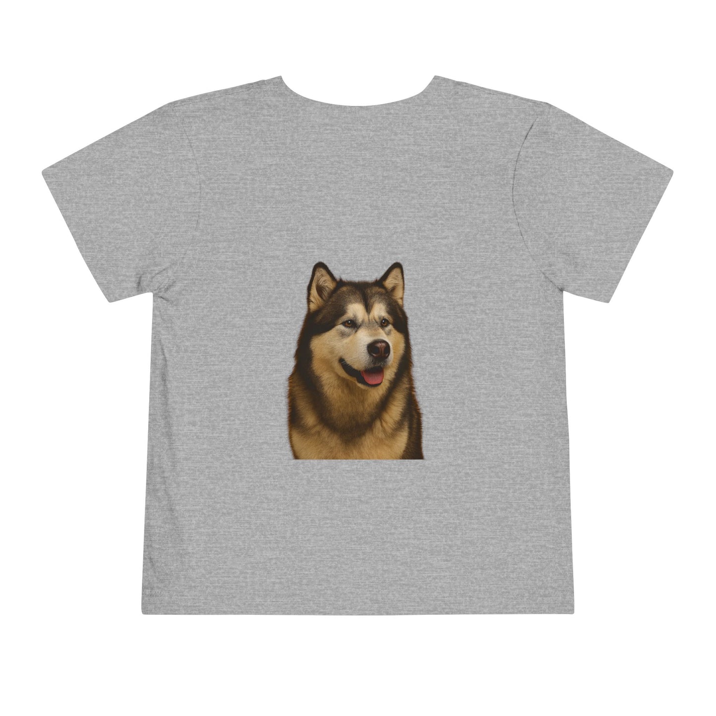 Malamute Head Toddler Unisex Short Sleeve Crewneck Tee