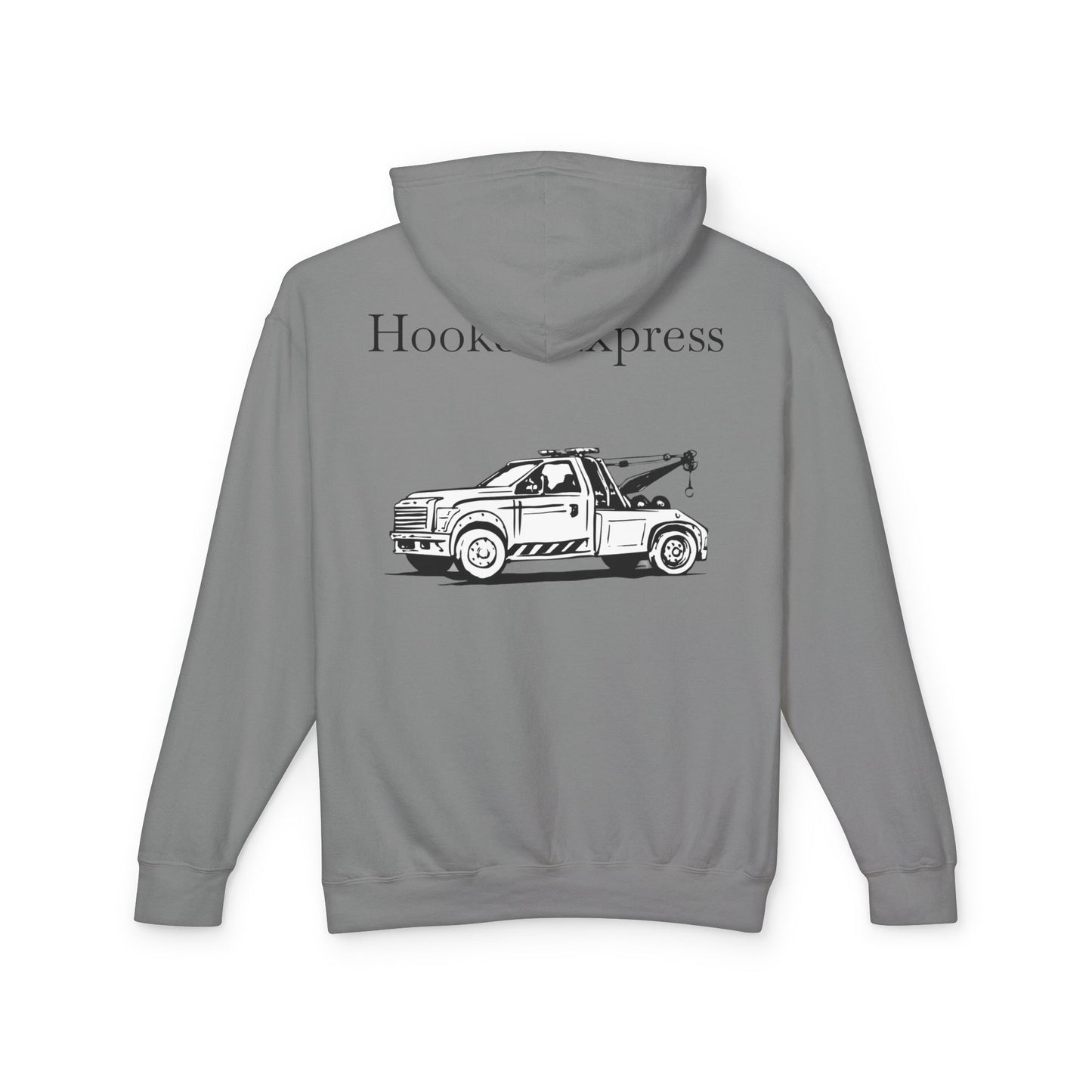 H**ker Express Wheel Lift Tow Truck Unisex Lightweight Hoodie