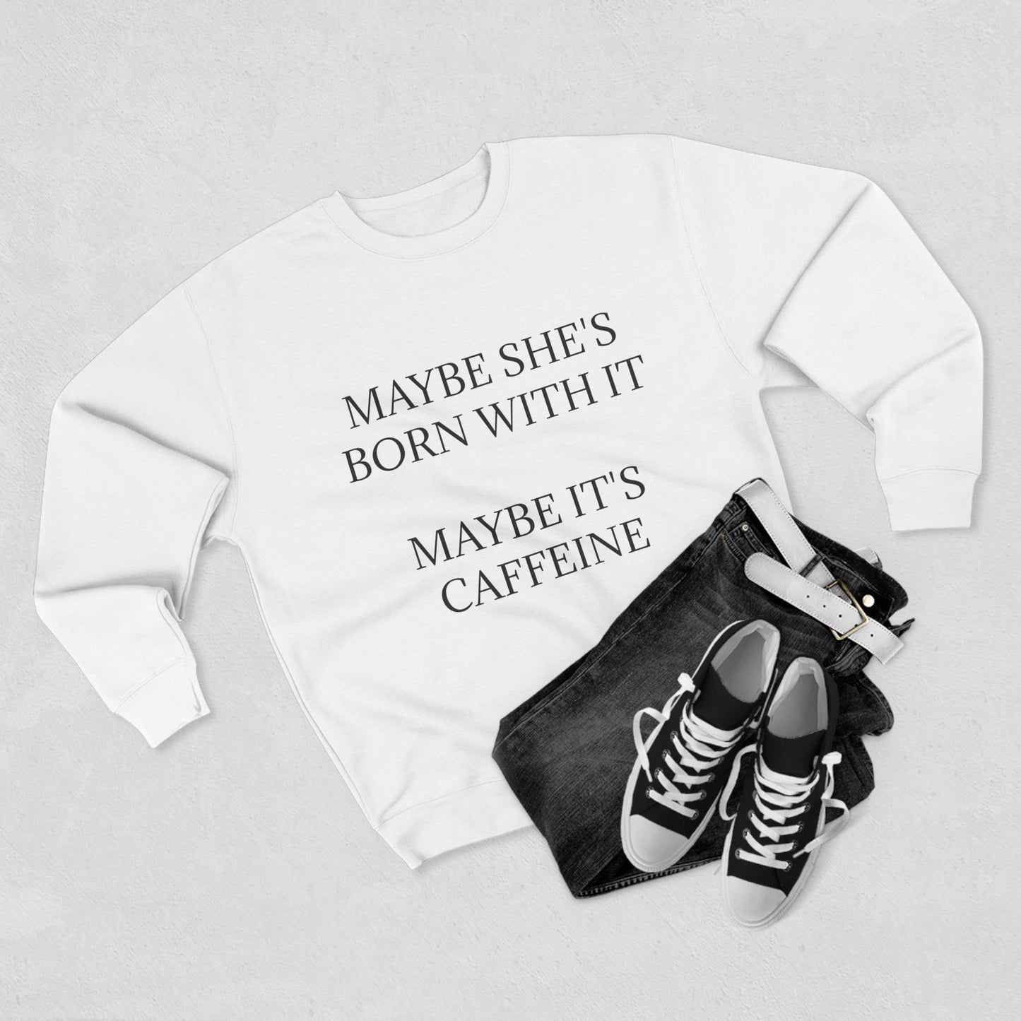Born With It Unisex Crewneck Sweatshirt