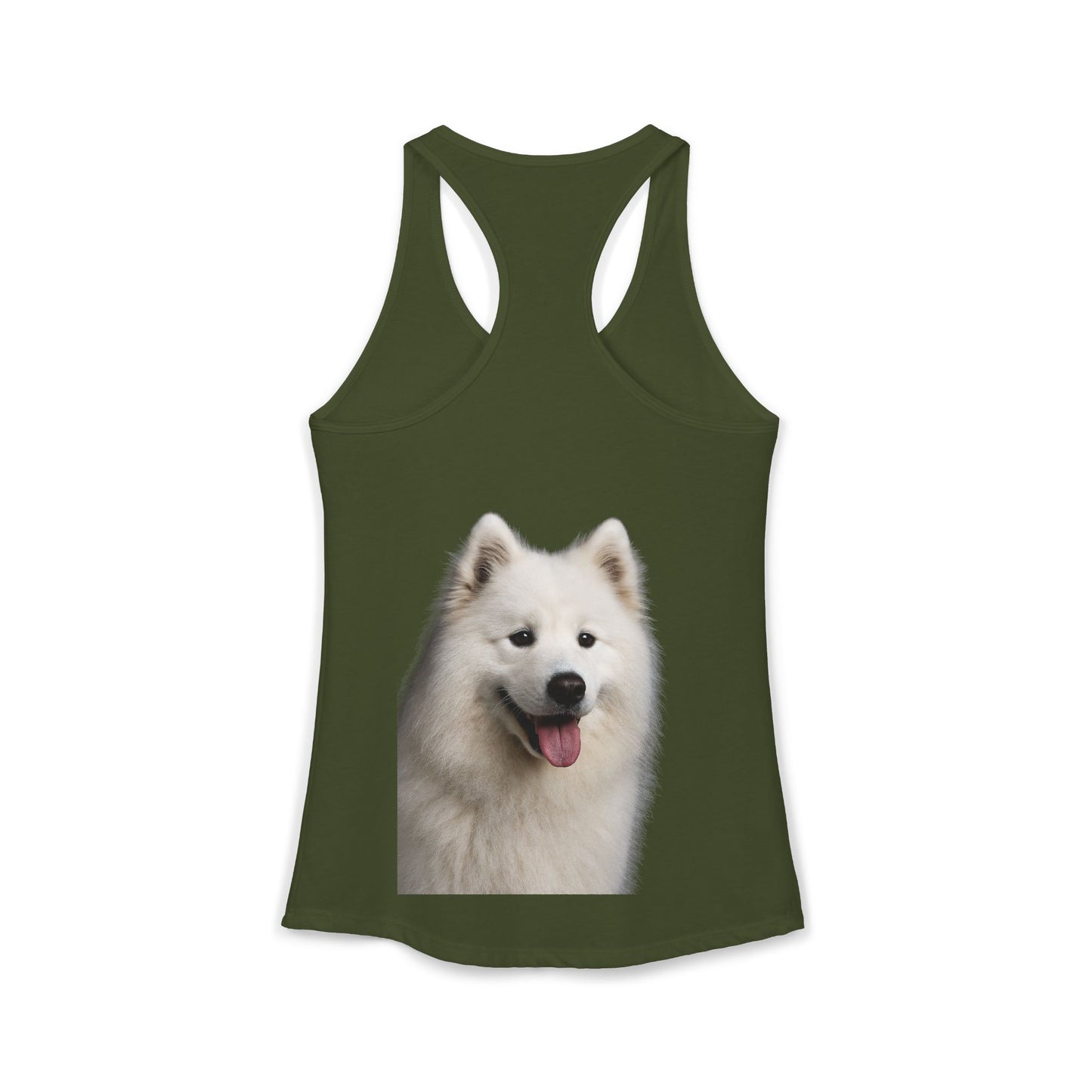 Samoyed Head Women's Racerback Tank