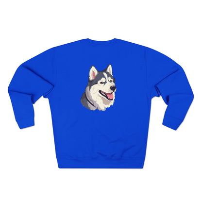 Malamute Head Unisex Crewneck Sweatshirt
