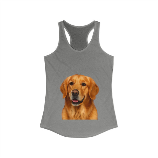 Golden Head Women's Racerback Tank