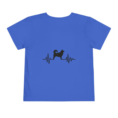 My Heart Beats For Malamutes Toddler Unisex Short Sleeve Crewneck Tee