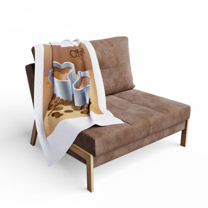 Coffee With Love Arctic Fleece Blanket