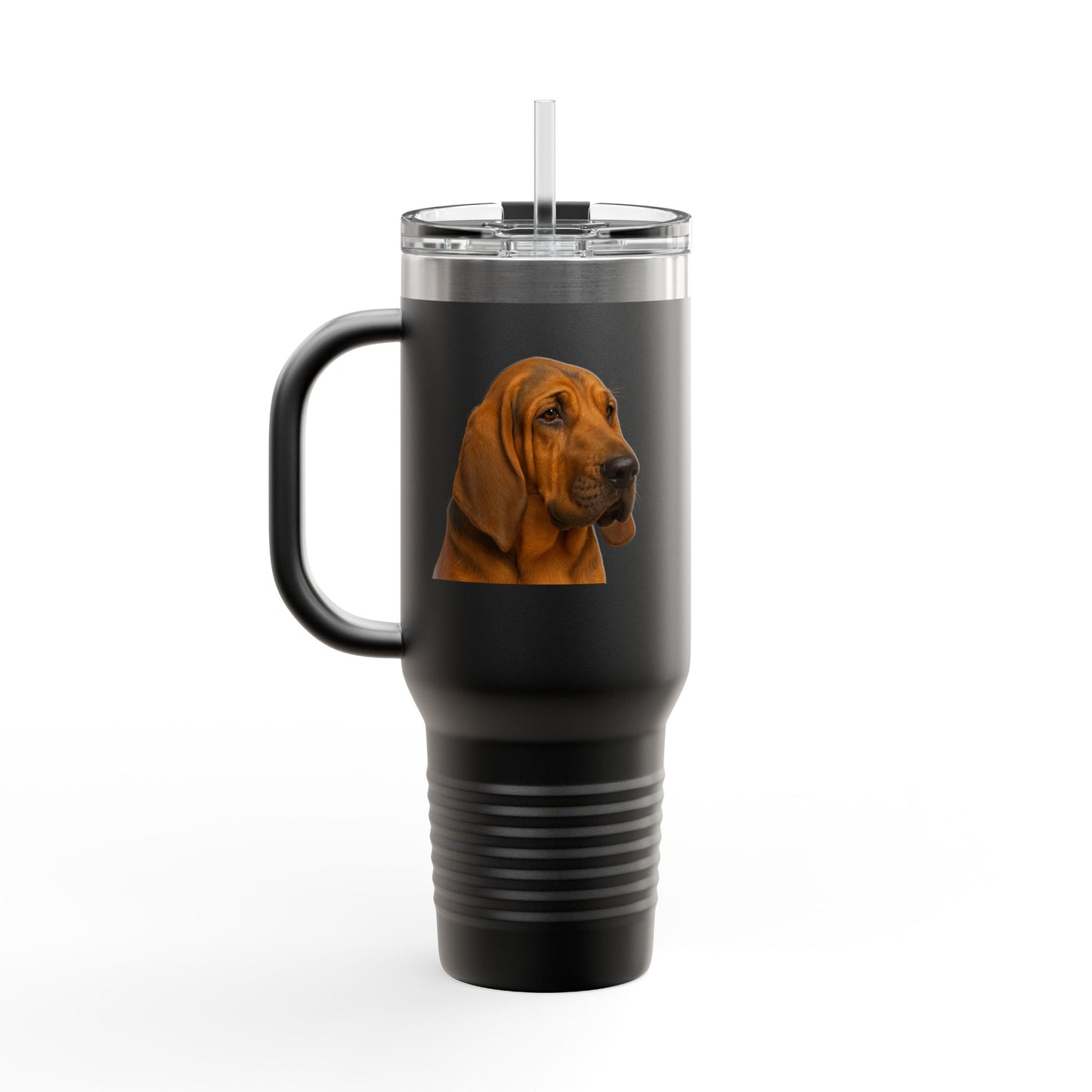 Bloodhound Head Insulated Travel Mug