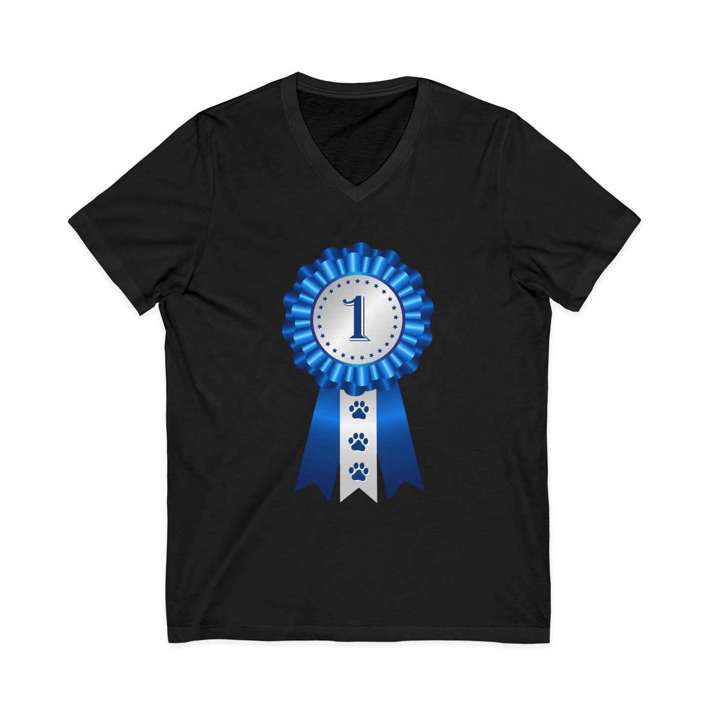 Show Ribbon Unisex Short Sleeve V-Neck Tee