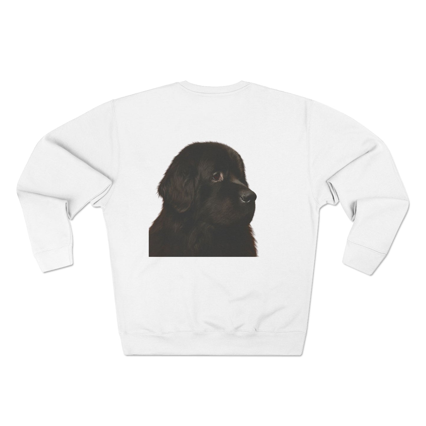 Newfie Head Unisex Crewneck Sweatshirt