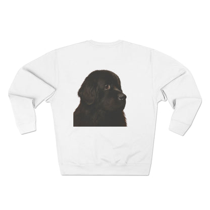 Newfie Head Unisex Crewneck Sweatshirt