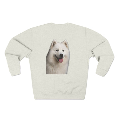 Samoyed Head Unisex Crewneck Sweatshirt