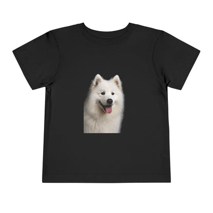 Samoyed Head Toddler Unisex Short Sleeve Crewneck Tee