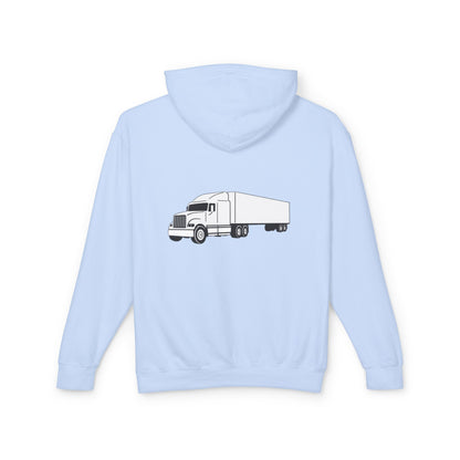 Semi Truck Unisex Lightweight Hoodie