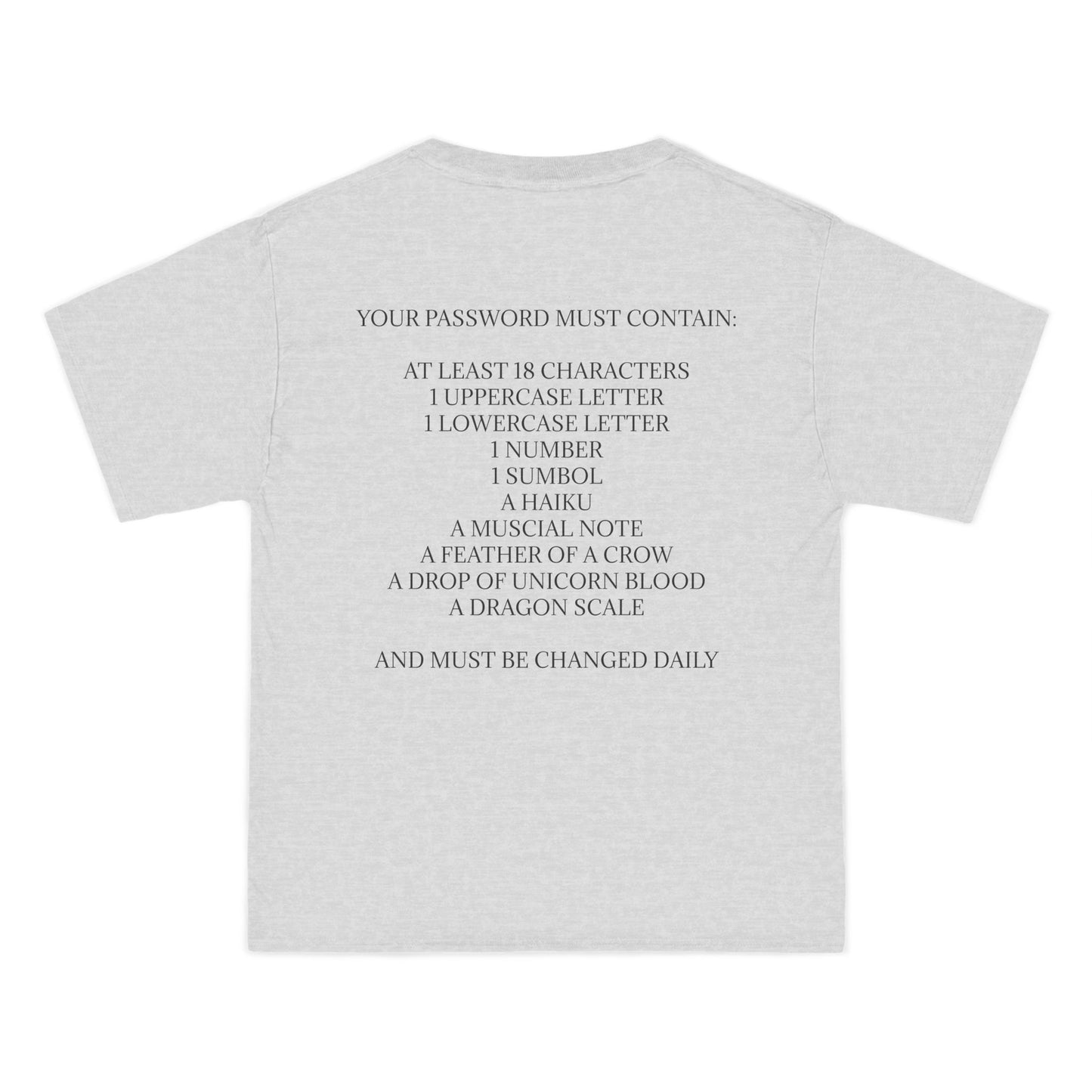 Password Men's Short-Sleeve Crewneck Tee