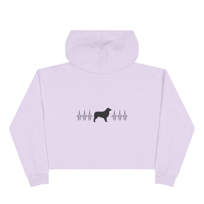 My Heart Beats For Aussies Women's Crop Hoodie