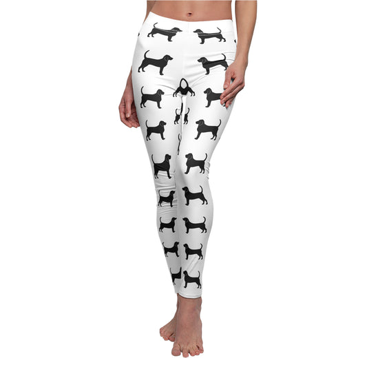 Bloodhound Silhouette Women's Ankle Leggings